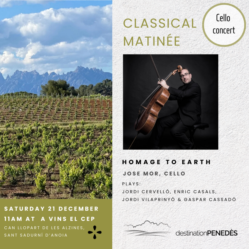 Cello concert in Penedes